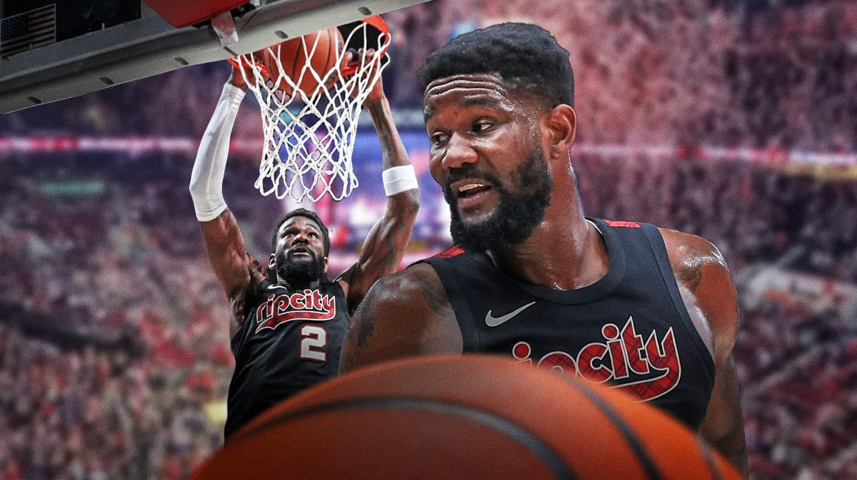 Blazers center Deandre Ayton