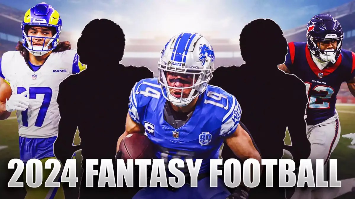 puka nacua, amon-ra st. brown & nico collins, 2024 fantasy football