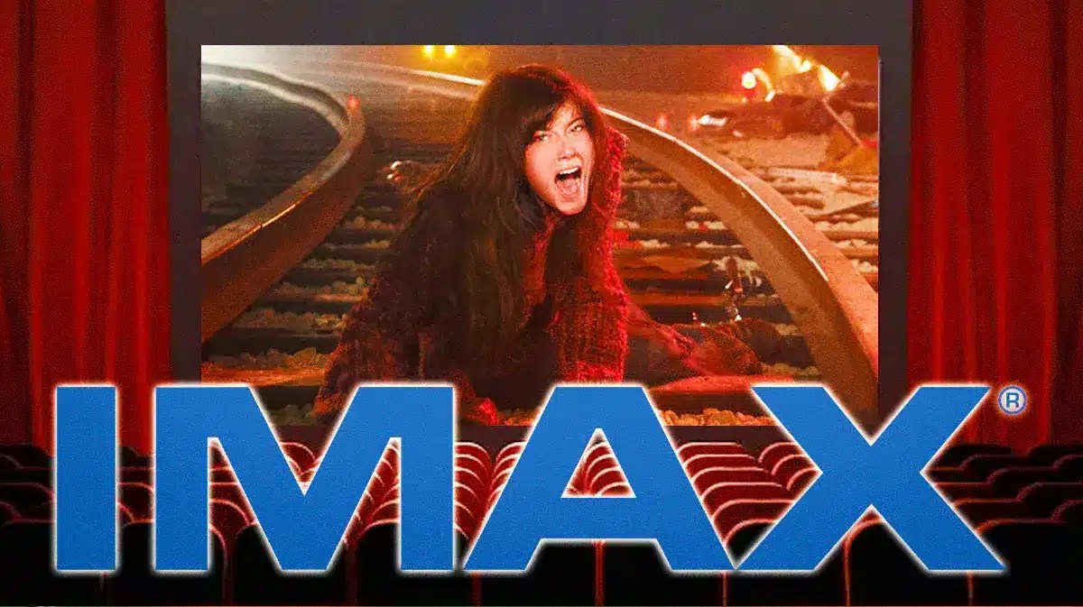 Final Destination scene with an IMAX logo.