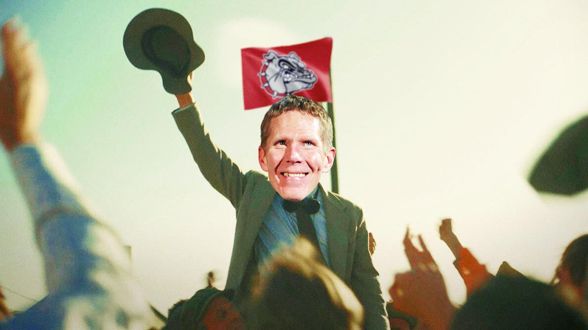 Mark Few (Gonzaga basketball head coach) as Oppenheimer