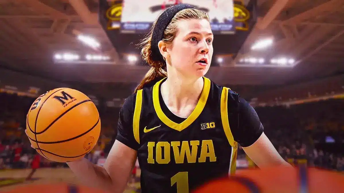 Iowa women’s basketball player Molly Davis