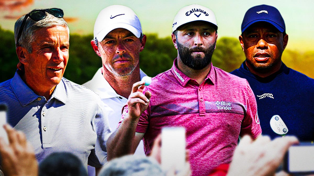 jay monahan tiger woods jon rahm pga tour