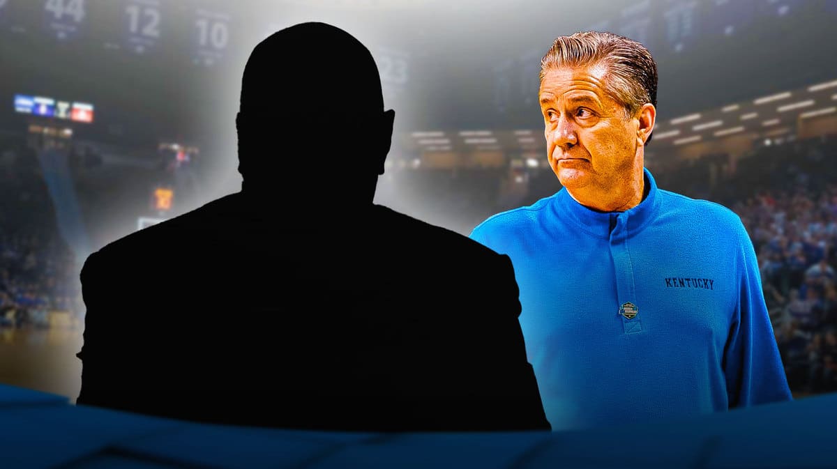 Silhouette of Seth Greenberg beside a picture of sad John Calipari