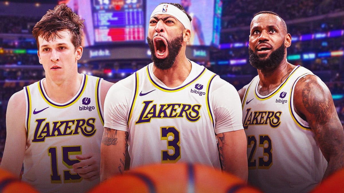 lakers anthony davis austin reaves lebron james