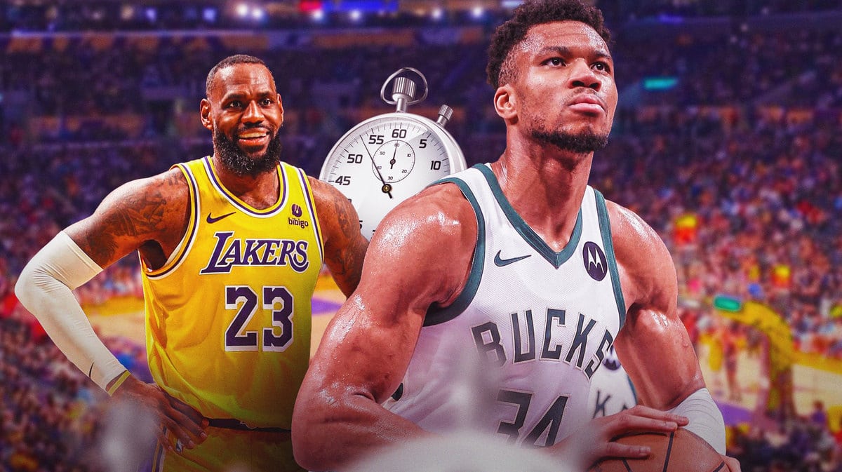 LeBron James' Viral Giannis Antetokounmpo Countdown Has Lakers Fans ...