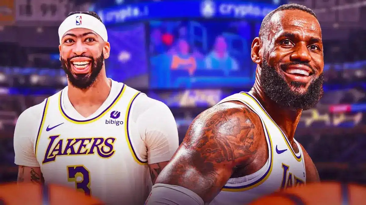 Lakers stars Anthony Davis and LeBron James