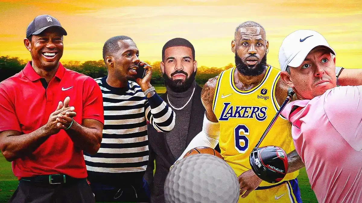 lebron james drake golf pga tour