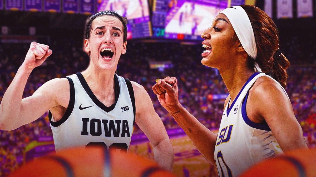 Caitlin Clark, Angel Reese, Iowa, LSU, NCAA women's basketball, March Madness