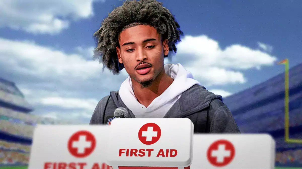 NFL Draft, NFL Combine, Nate Wiggins, Clemson football, Nate Wiggins NFL Combine, Clemson CB Nate Wiggins at NFL Combine and in pain