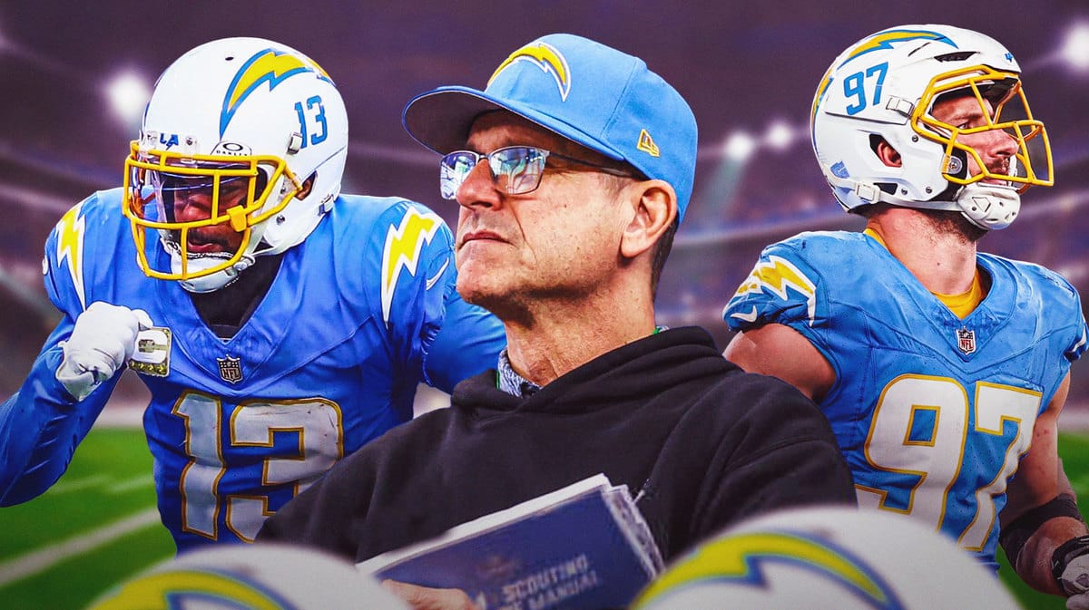 Chargers Jim Harbaugh amid Joey Bosa, Keenan Allen, Mike Williams, and Khalil Mack rumors