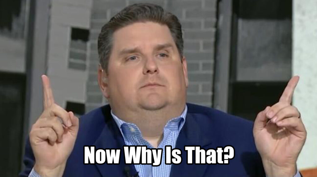 Brian Windhorst "Now Why Is That?" Meme