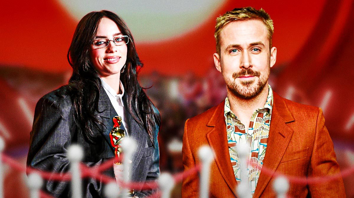 Billie Eilish and Ryan Gosling at Oscars.