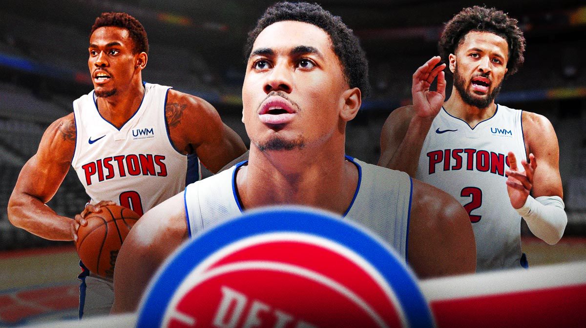 Pistons Jaden Ivey, Jalen Duren, and Cade Cunningham
