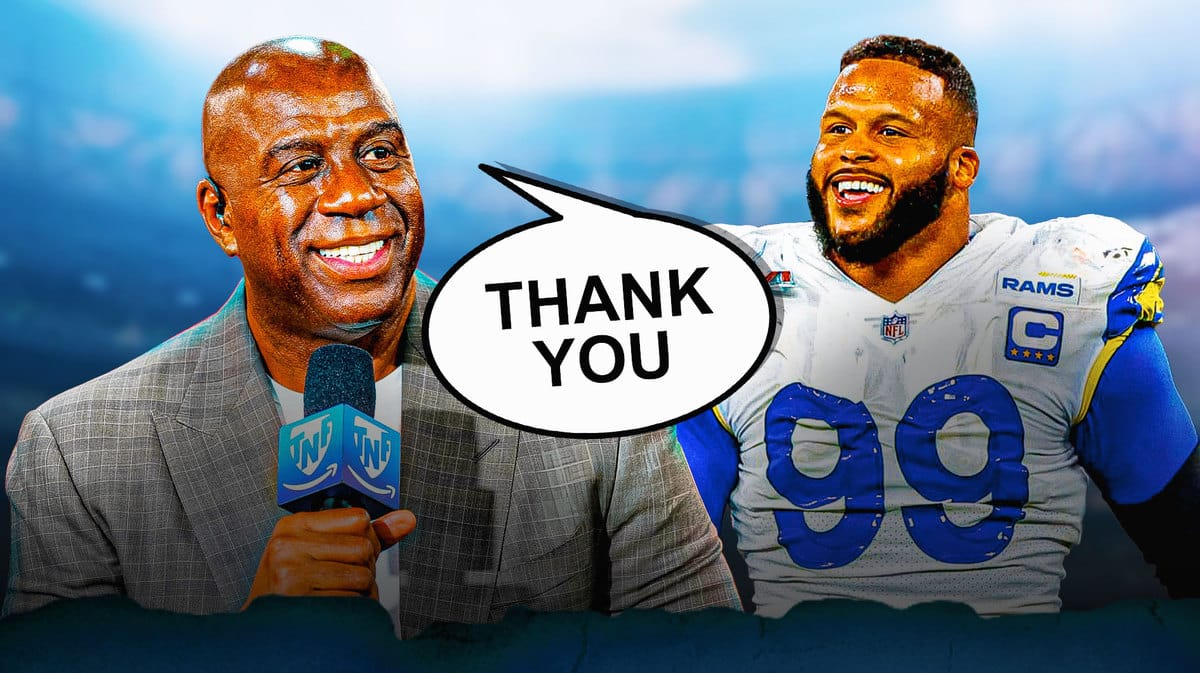 Magic Johnson, Rams, Aaron Donald, Donald Rams, Lakers