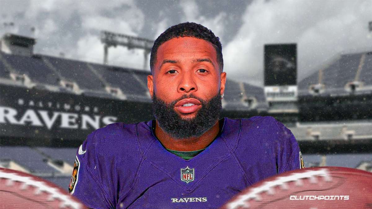 Odell Beckham Jr. in Ravens jersey