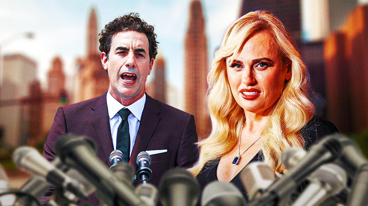 Rebel Wilson and Sacha Baron Cohen
