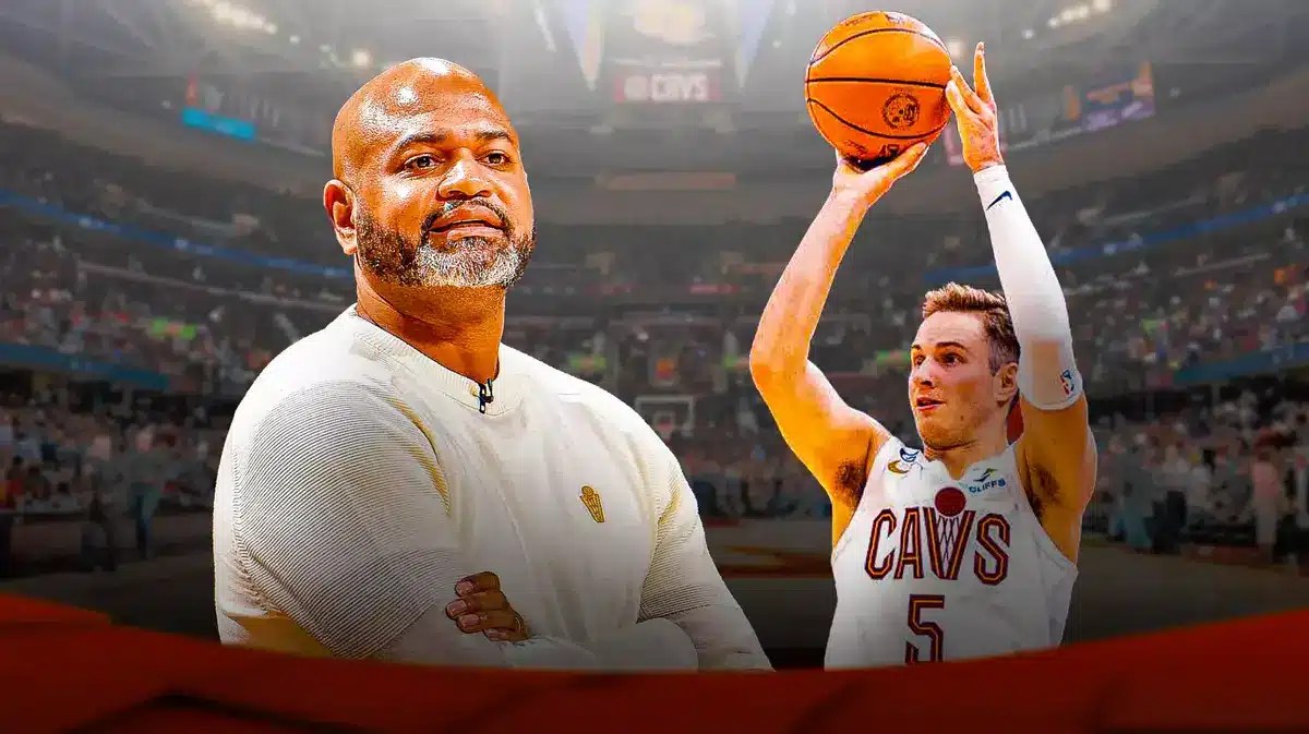 Cavs' JB Bickerstaff and Sam Merrill