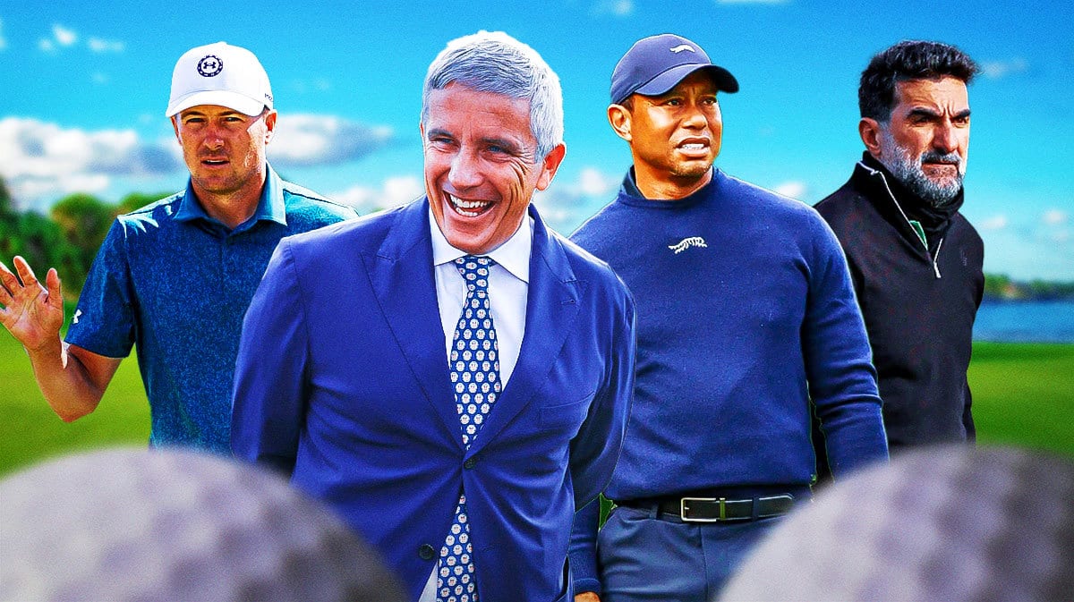 tiger woods jordan spieth jay monahan