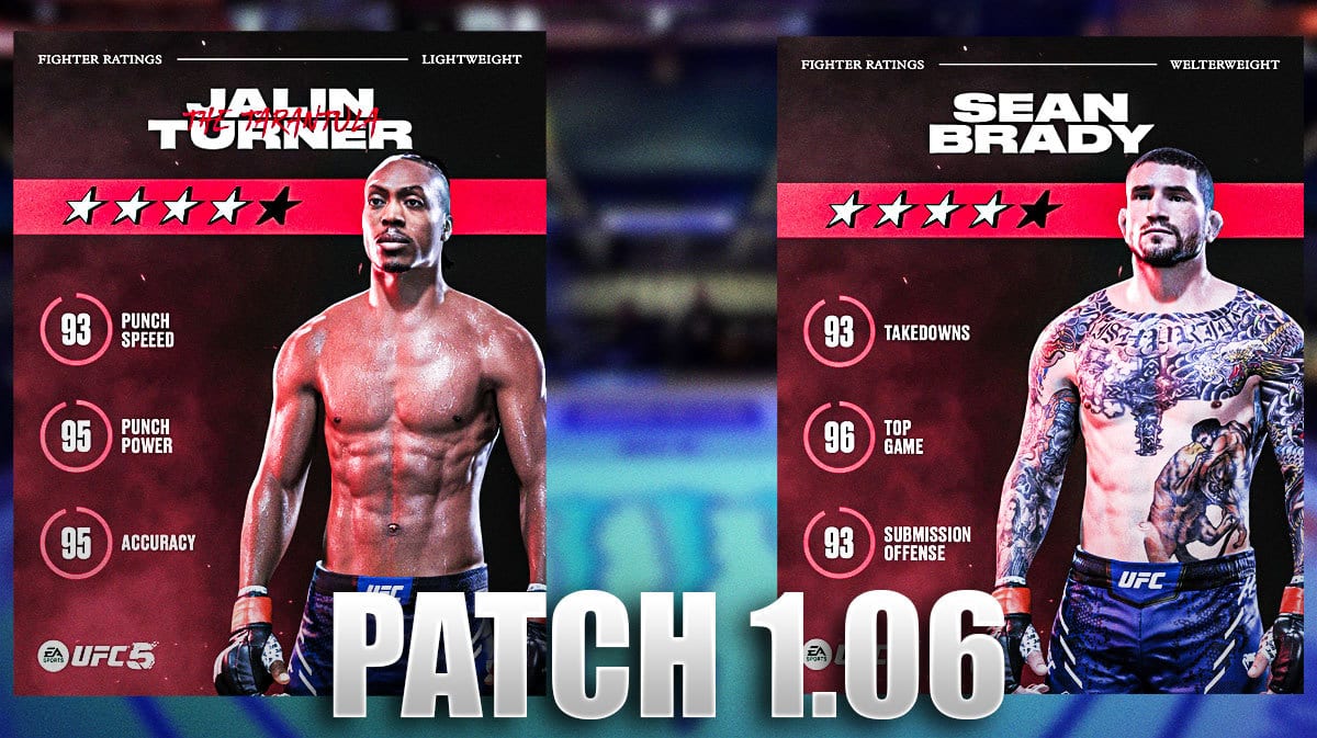 UFC 5 Update Adds Sean Brady, Jalin Turner & More
