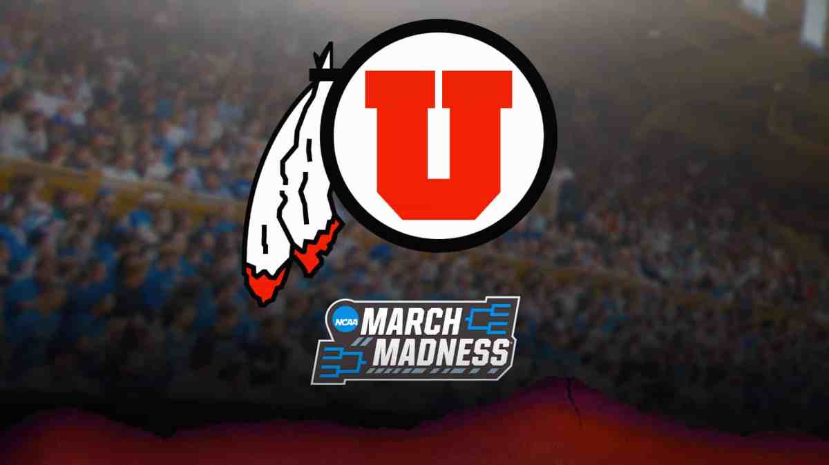 Utah women's basketball, Utes, Brad Little, Idaho governor, Utah women's basketball hate crimes,Utah logo with March Madness logo in the background