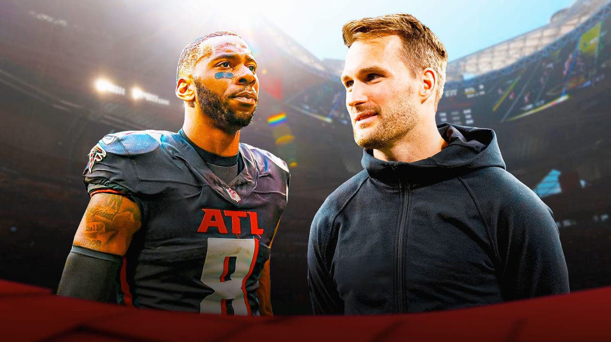 Kyle Pitts and new Falcons QB Kirk Cousins