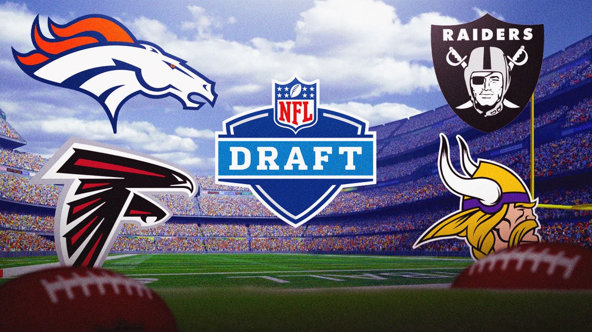 2024 NFL Draft, with Falcons, Broncos, Raiders and Vikings