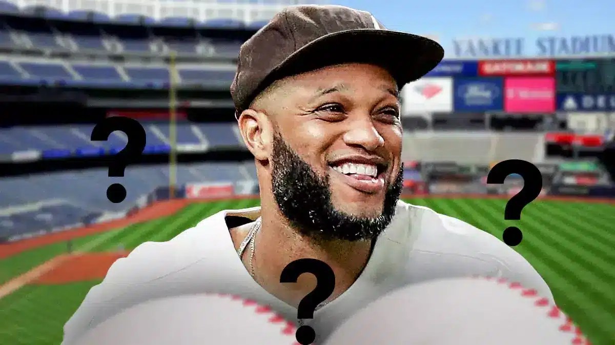 Robinson Cano with question marks around him.