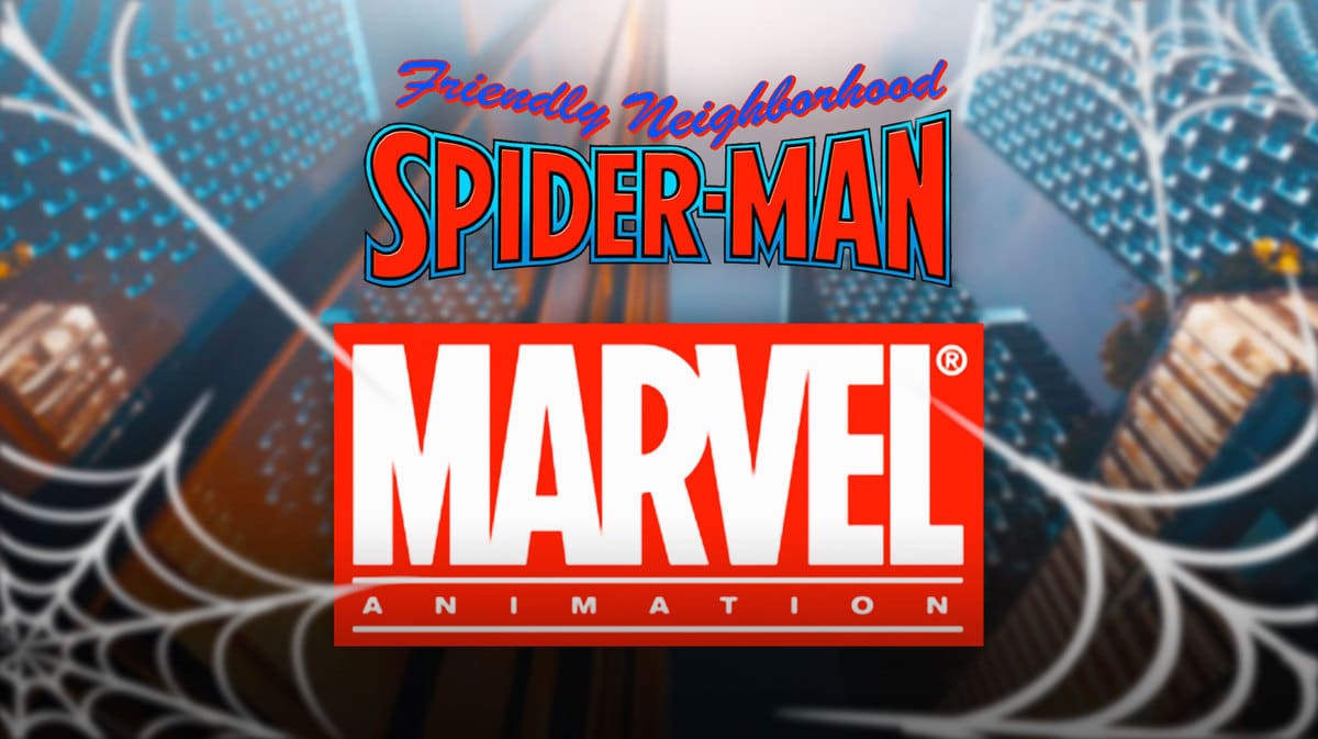 Your friendly neighborhood Spider-Man logo above the Marvel Animation logo