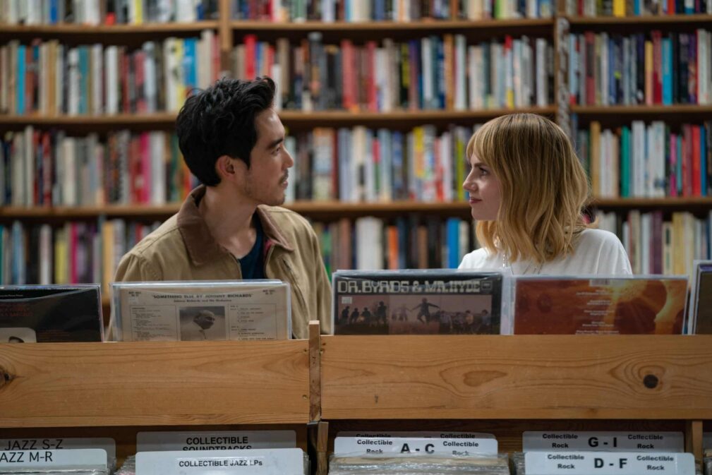 Justin H. Min and Lucy Boynton in The Greatest Hits.