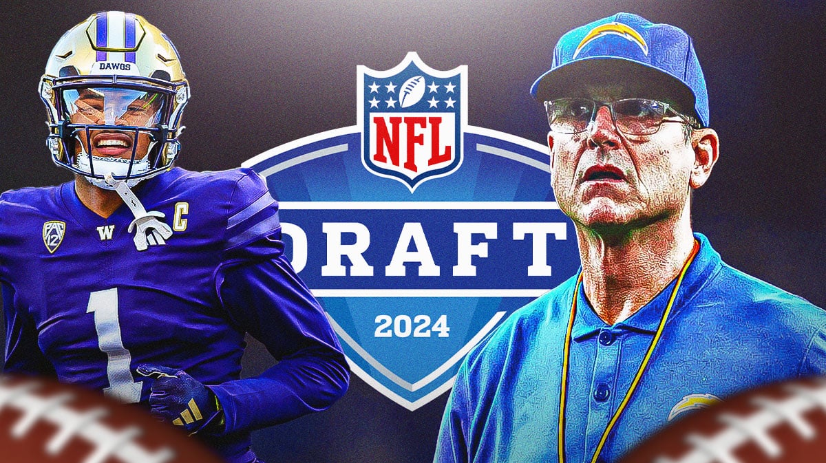 Rome Odunze, Jim Harbaugh, 2024 NFL Draft, Chargers