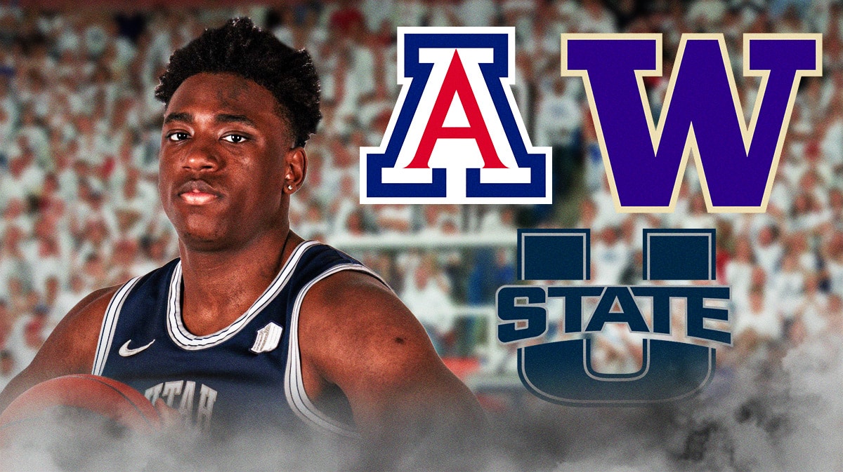 Great Osobor with Arizona, Washington, and Utah State logo around him