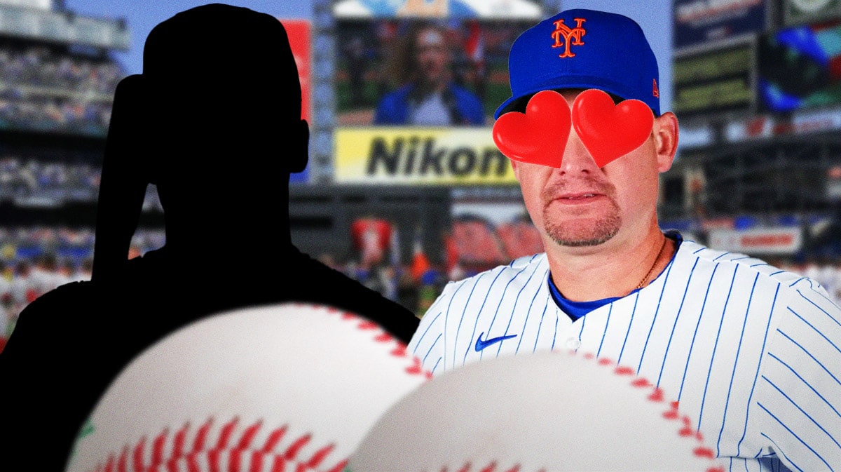 Tyrone Taylor as a silhouette, Carlos Mendoza with heart eyes