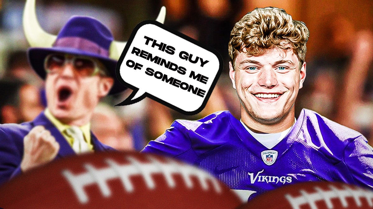 A Minnesota Vikings fan and new quarterback JJ McCarthy
