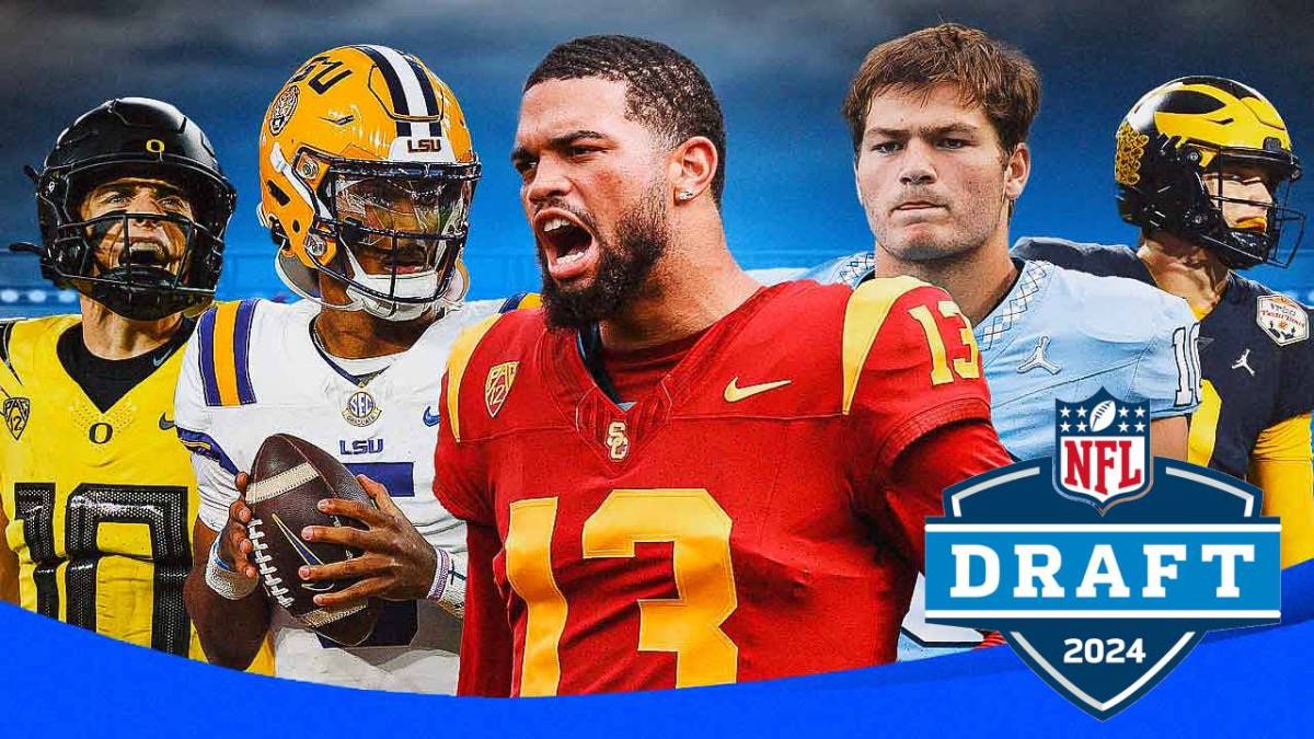 2024 NFL Draft, Caleb Williams, Jayden Daniels, Bo Nix, Drake Maye, J.J. McCarthy