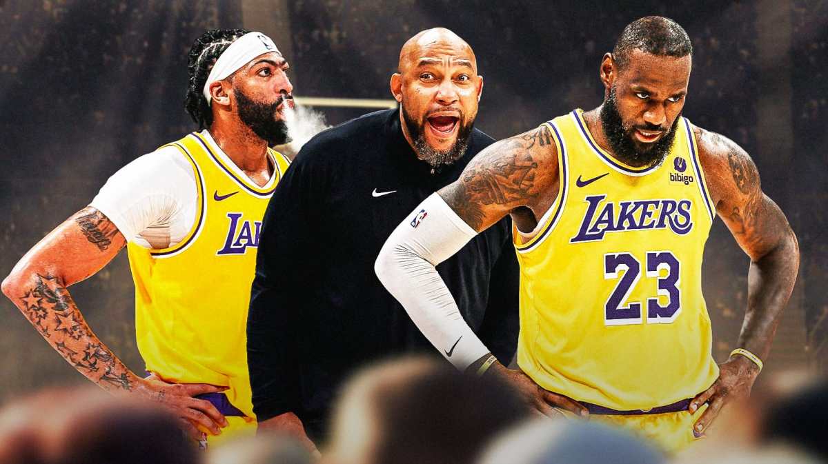 Lakers LeBron James Anthony Davis and Darvin Ham amid loss to Nuggets