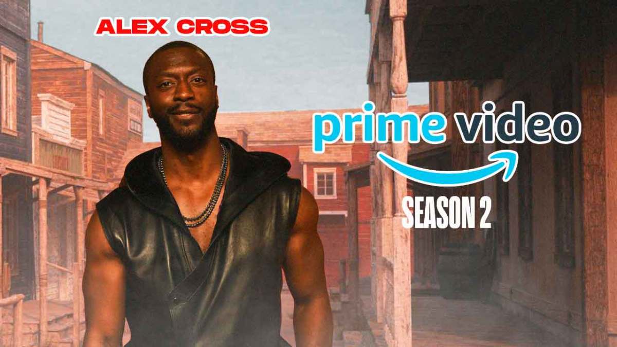 Aldis Hodge, Alex Cross above his image; Prime Video logo, Season 2 below the logo