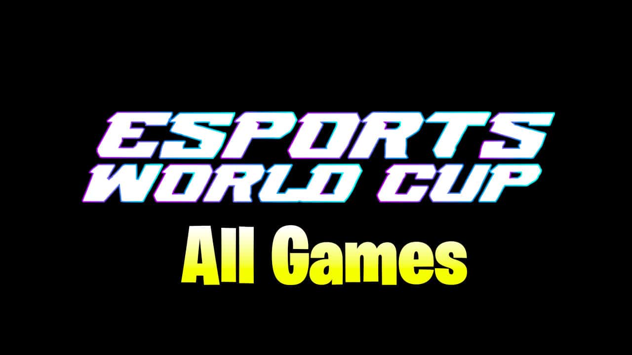 Все игры и титулы Кубка мира по киберспорту