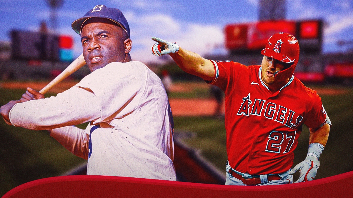Angels Mike Trout Jackie Robinson day