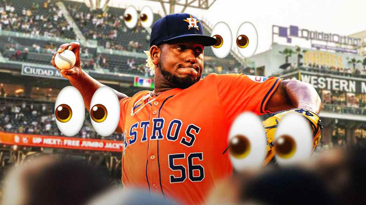 Ronel Blanco, eyeball emojis all around