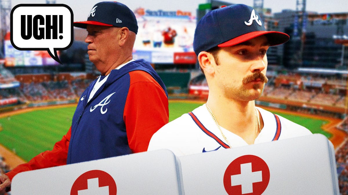Braves' Spencer Strider looking sad