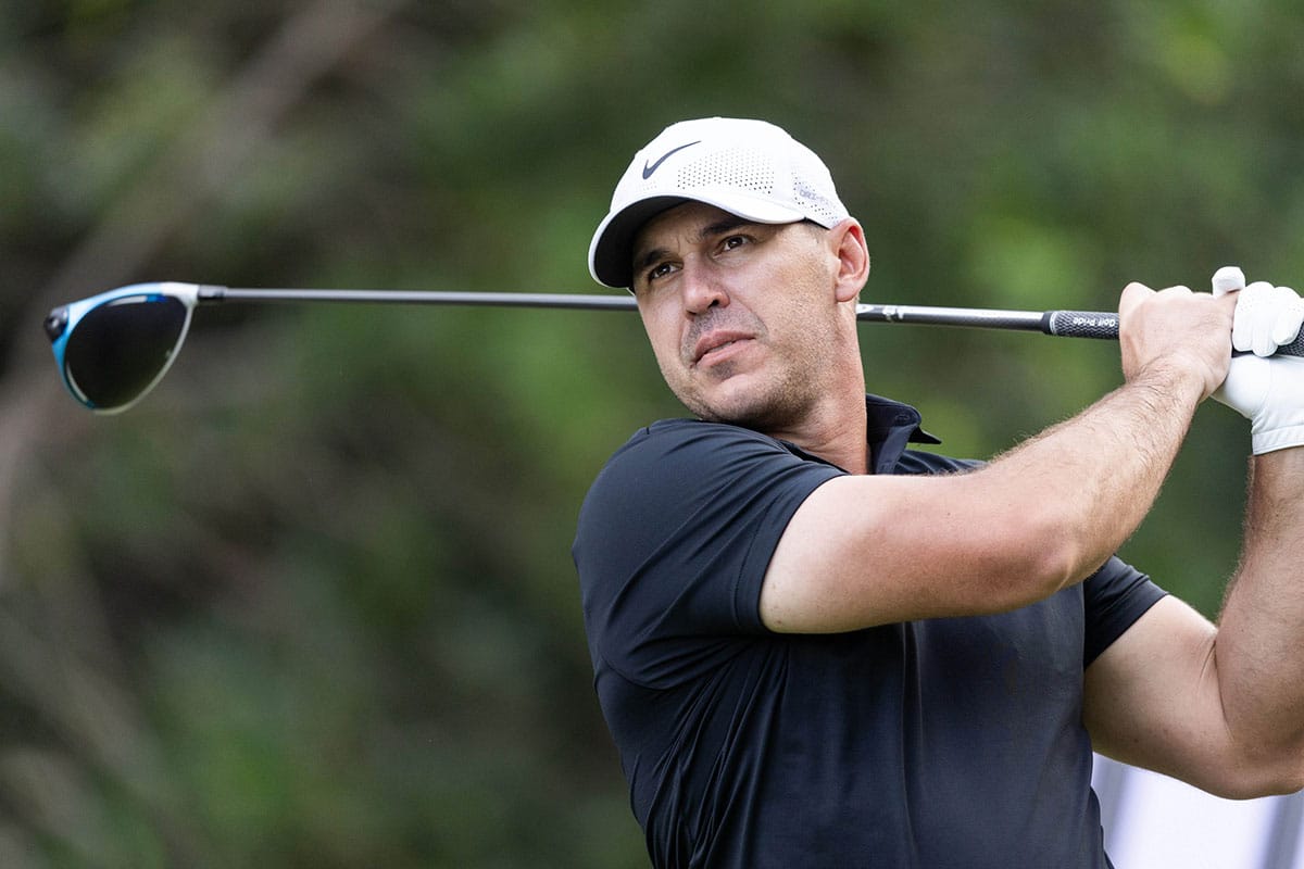 Brooks Koepka of Team Smash during the final round of the LIV Golf Mayakoba tournament at El Chamaleon Golf Course. 