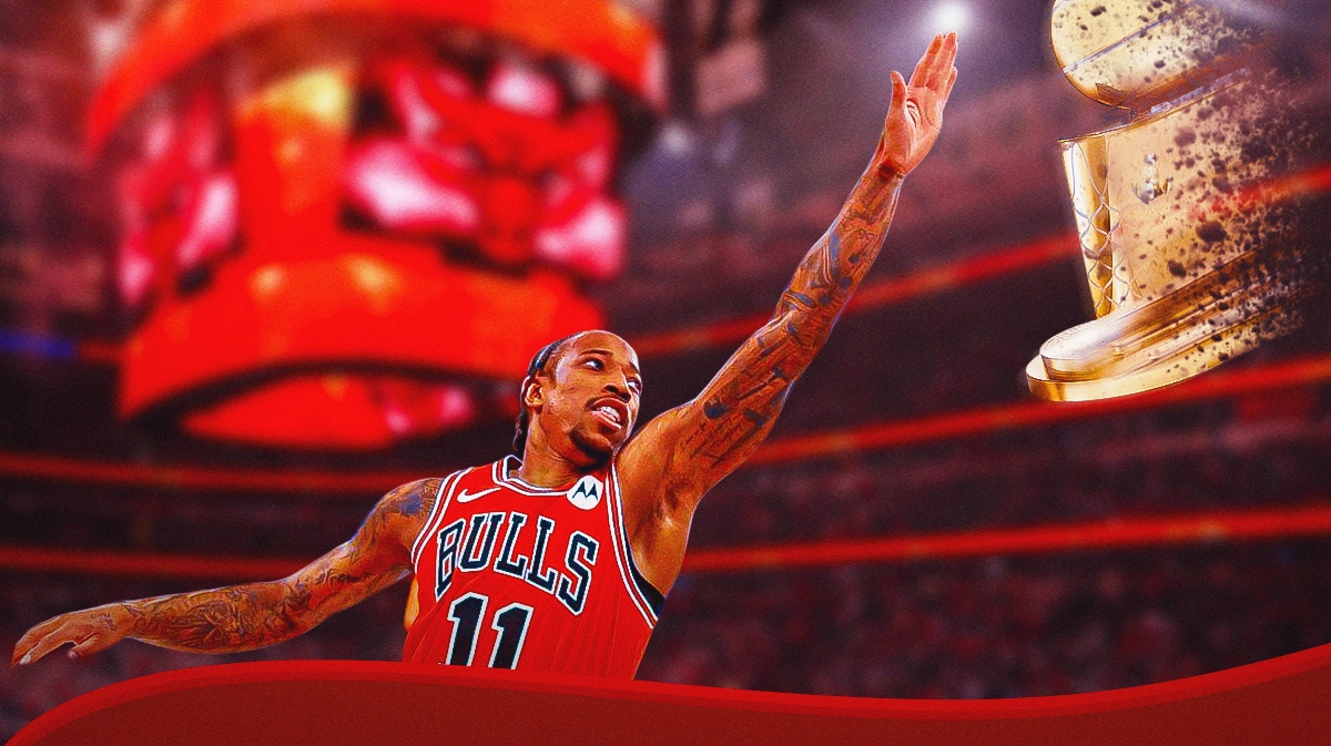 Bulls' DeMar DeRozan reaching for a vanishing Larry O'Brien trophy