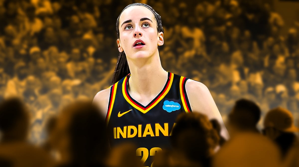 Caitlin Clark in Indiana Fever uniform.