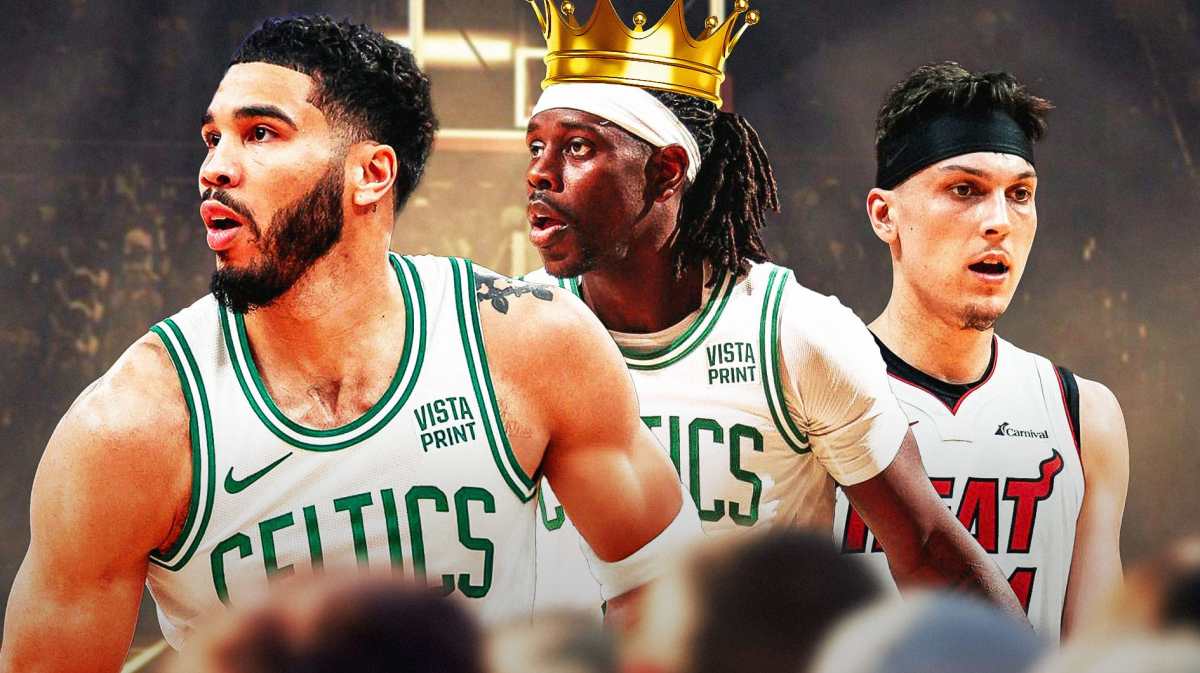 Jayston Tatum and Jrue Holiday amid Celtics demolition of Heat in NBA Playoffs