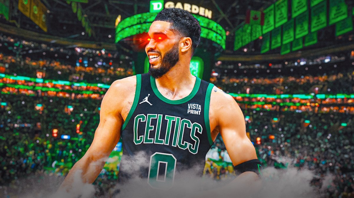 Jayson Tatum (Celtics) with laser eyes