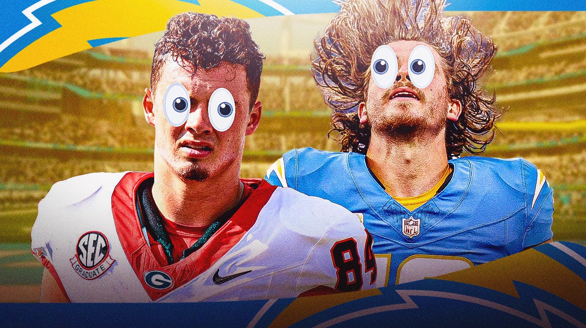 Georgia, Ladd McConkey, Jim Harbaugh, Chargers, Justin Herbert