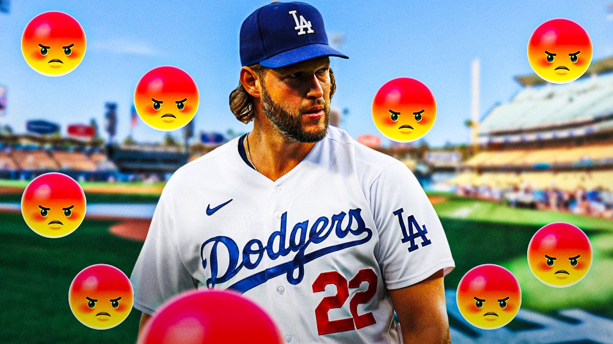 Clayton Kershaw with angry emojis