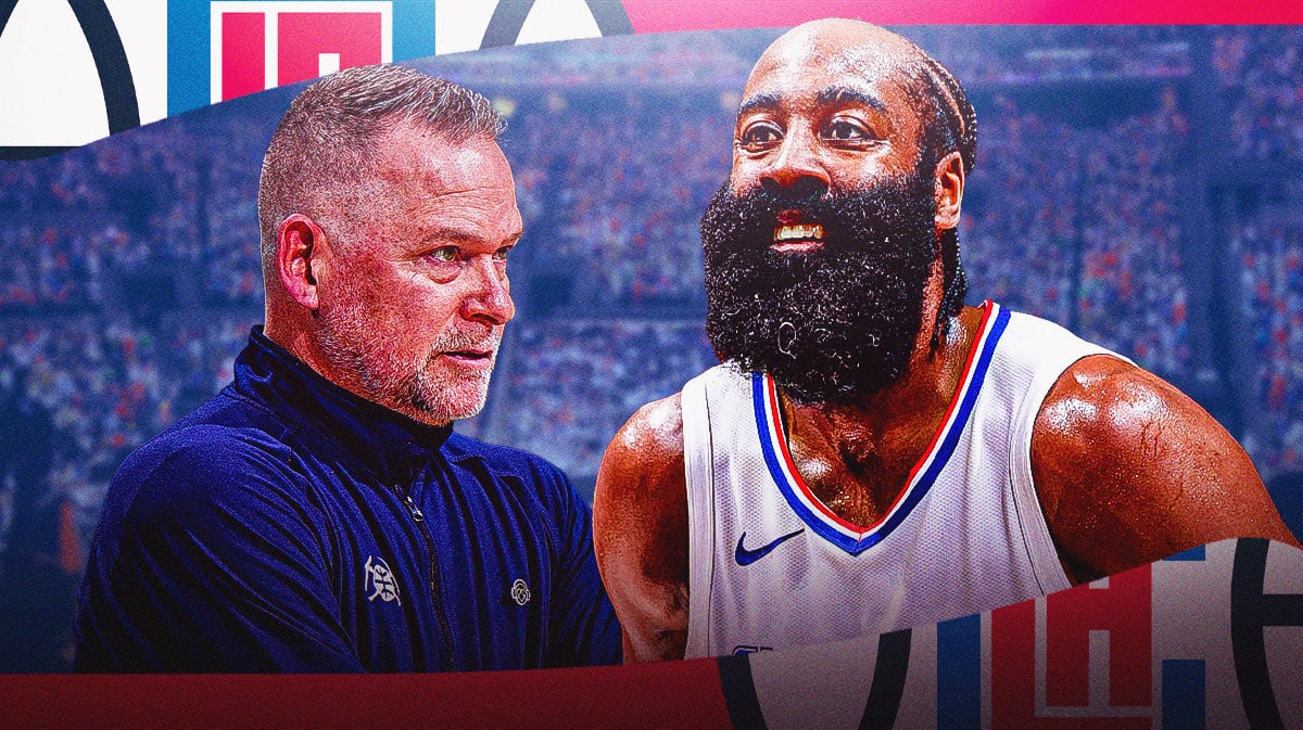 James Harden smiling, Michael Malone, Los Angeles Clippers