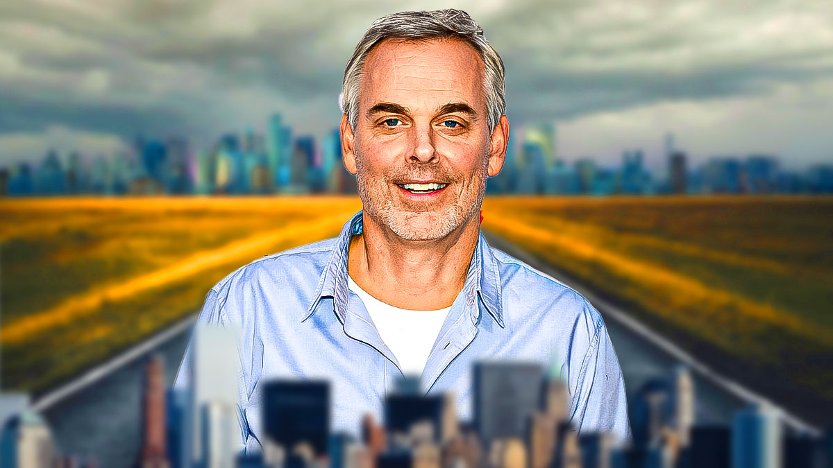 Colin Cowherd doing his show.