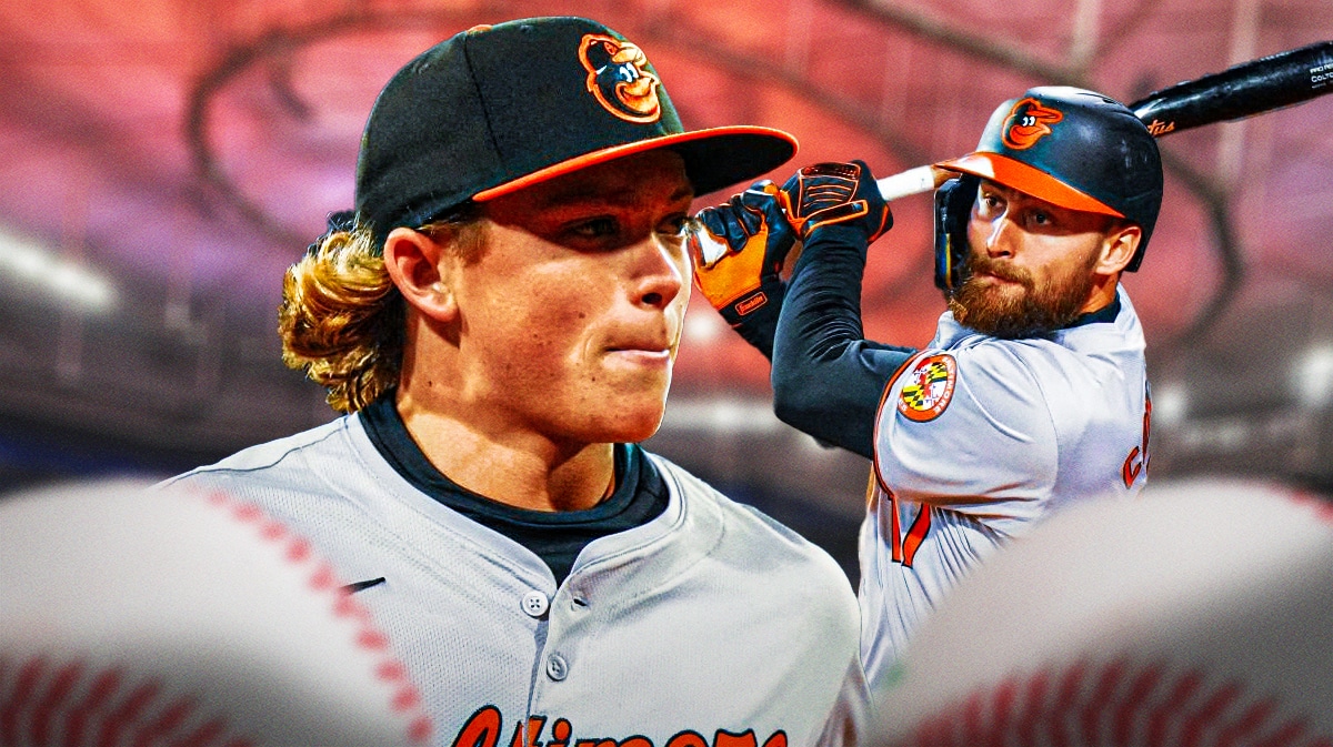Orioles' Jackson Holliday watching Colton Cowser